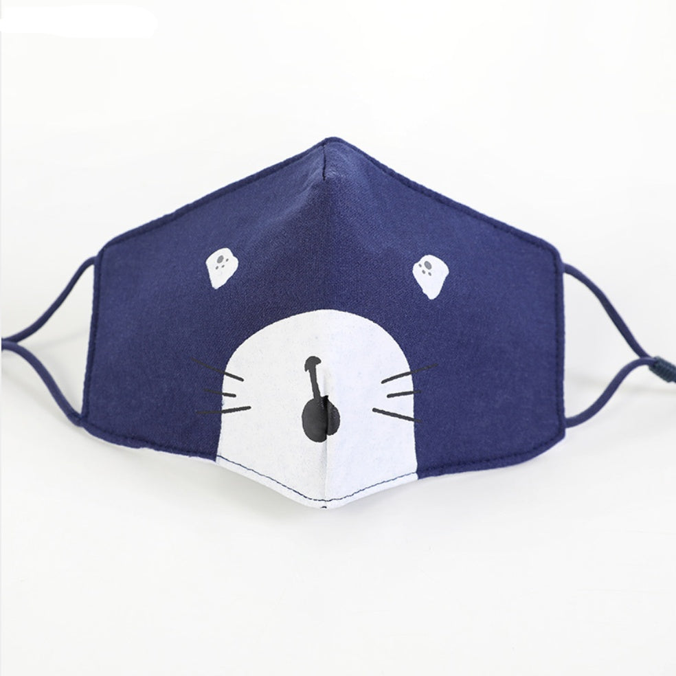 Cute Kid Carton Cotton Facial Mask