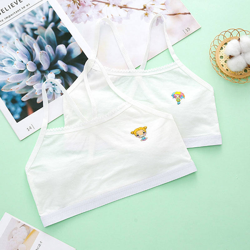 Children's Underwear Vest - Primary School Girls Bra Sports