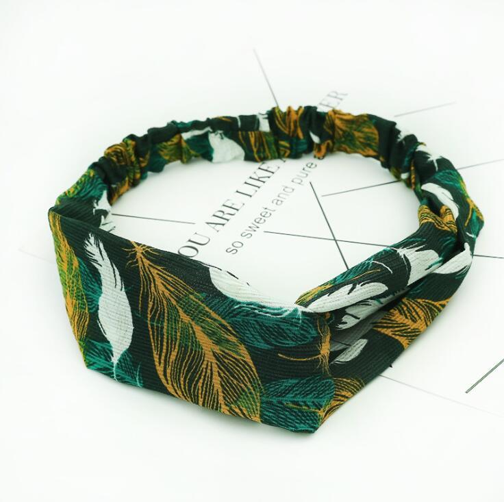 Women's Retro Style Printed Headband - JumoShop