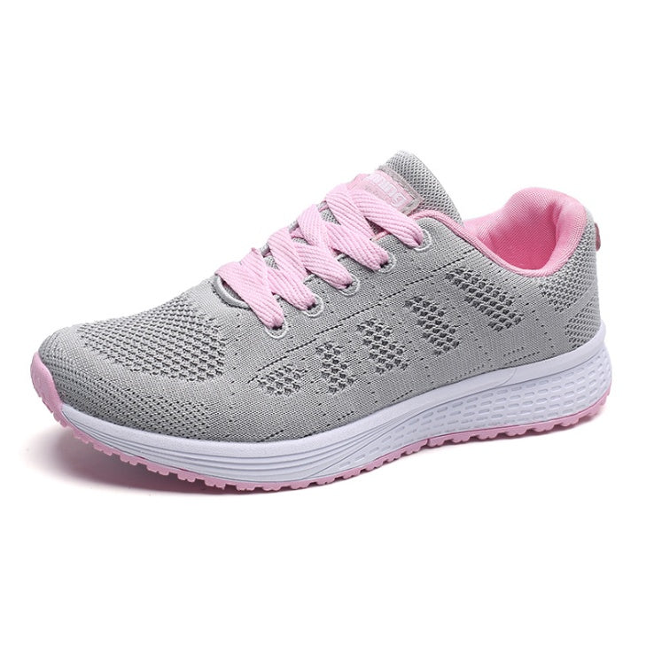 Women's Casual Shoes - Fashion Breathable Walking Mesh Flat Shoes Women
