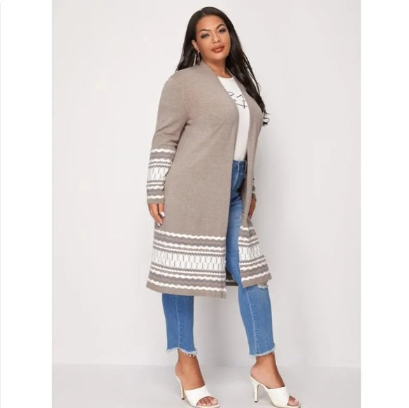 Large Size Women's Cardigan Jacket