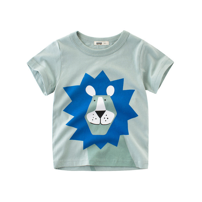 Children Short Sleeve T-shirt - Boy Half Sleeve Shirt