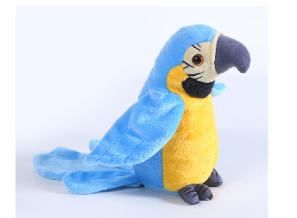 Electric Talking Parrot Plush Toy - Cute Speaking Record Repeats