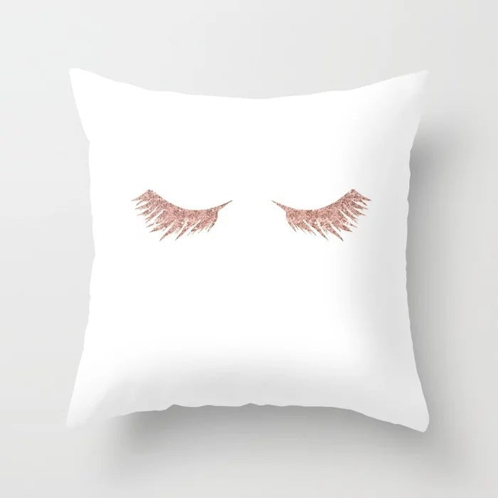 Pink Sofa Cover - Cushion Pillowcase