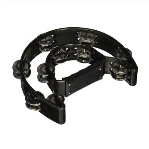Double and Half Moon Shaped Tambourine