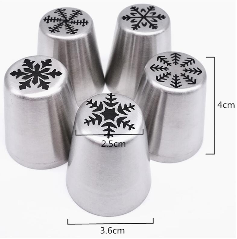 3-in-1 Limited Edition Christmas Style Stainless Steel Cake Decorating Nozzle - JumoShop
