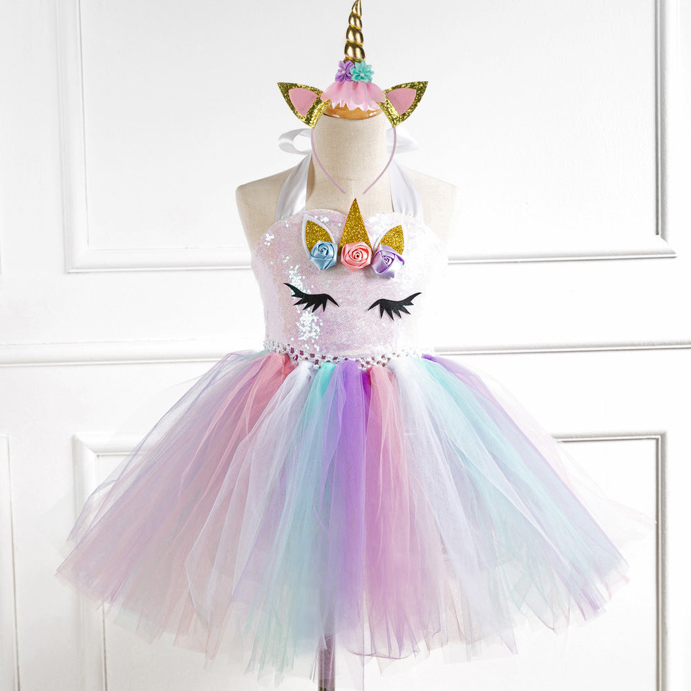 Girls' Tulle Unicorn Dresses