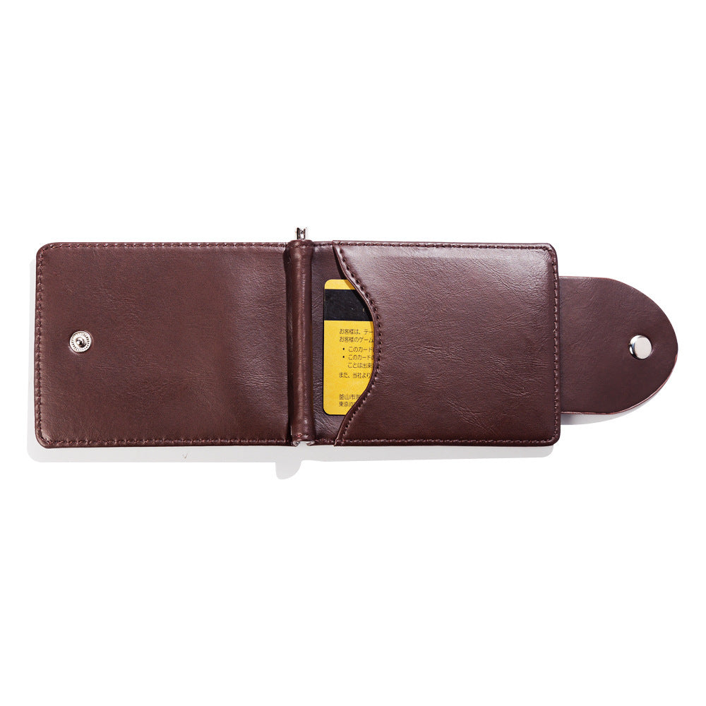 Men's Wallet - Leather Wallet Short Fashion