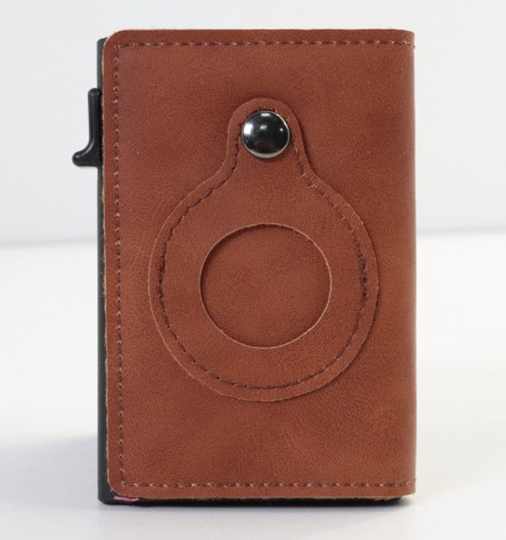 Air Tag Wallet - Anti Theft Bullet Card Bag