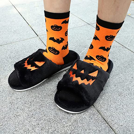 Halloween Shoes - Winter Cute Warm Home Slippers Women