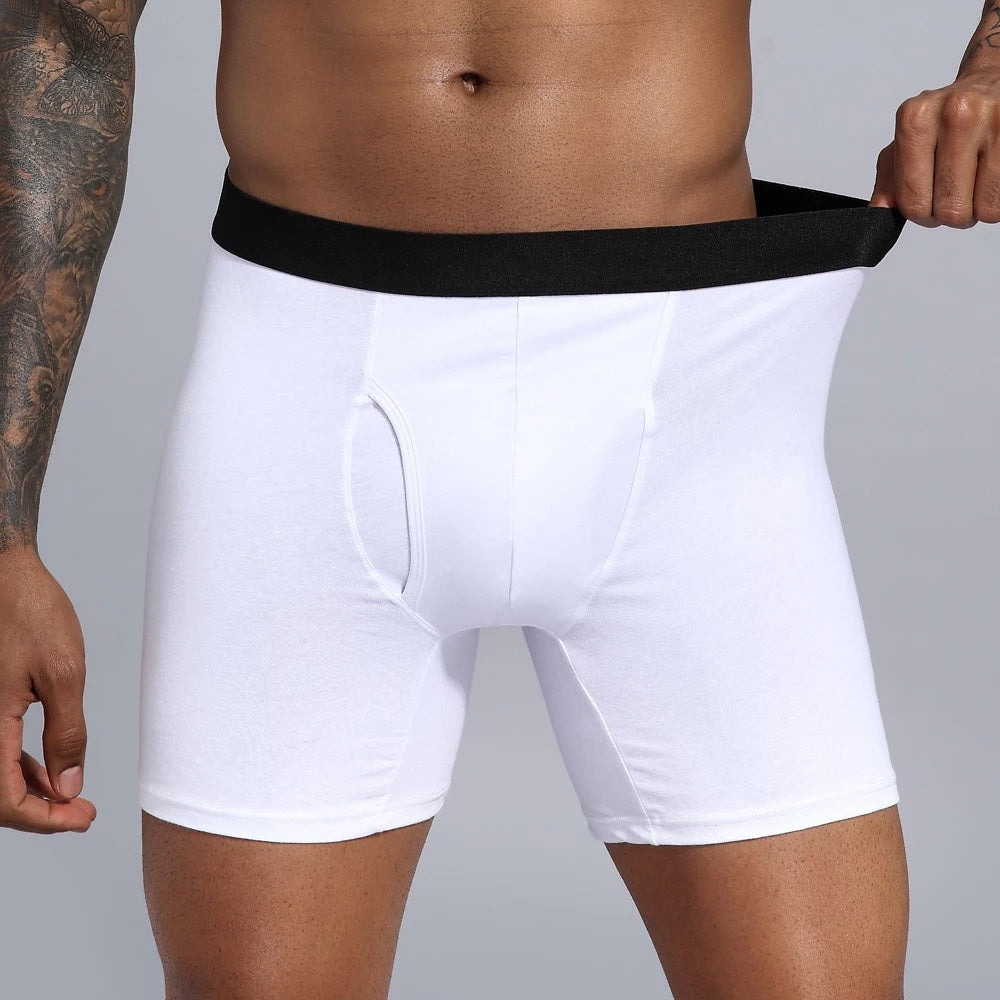 Men's Boxer Shorts - Men Cotton Boxers Underwear Man Panties