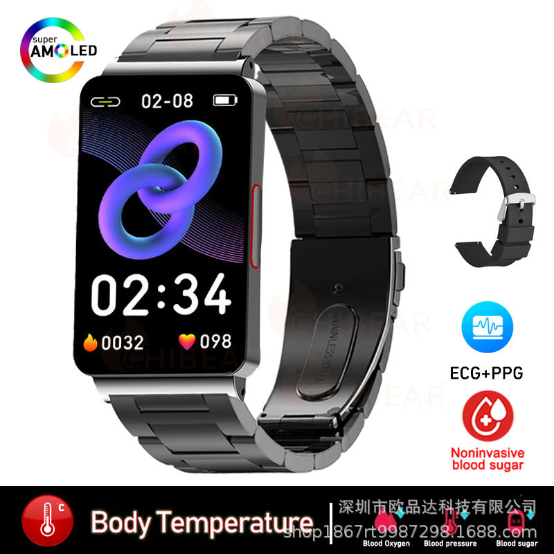 Smart Sport Watch - Blood Oxygen Body Temperature Sleep Monitoring Health Smart Bracelet
