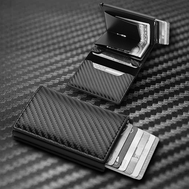 Carbon Fiber Men's Wallet Aluminum Alloy