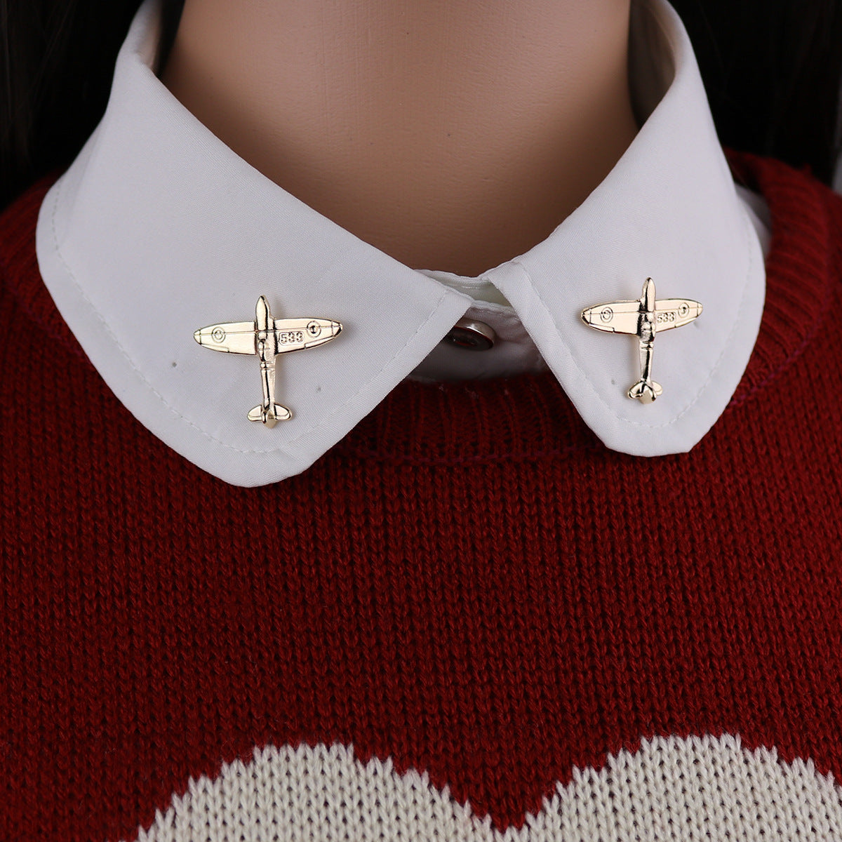 European And American Trendy Suit Aircraft Brooch -  Sweater Accessories Small  Alloy Corsage