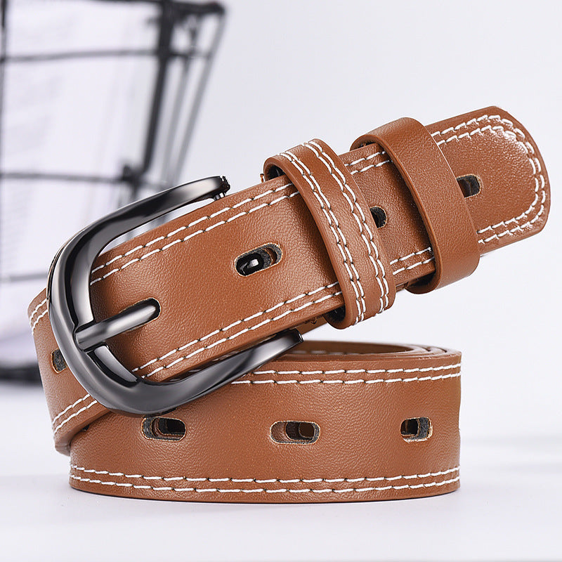 Two-line Men's And Women's Belts