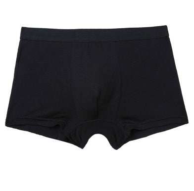 Pure Color Bamboo Fiber Men's Underwear