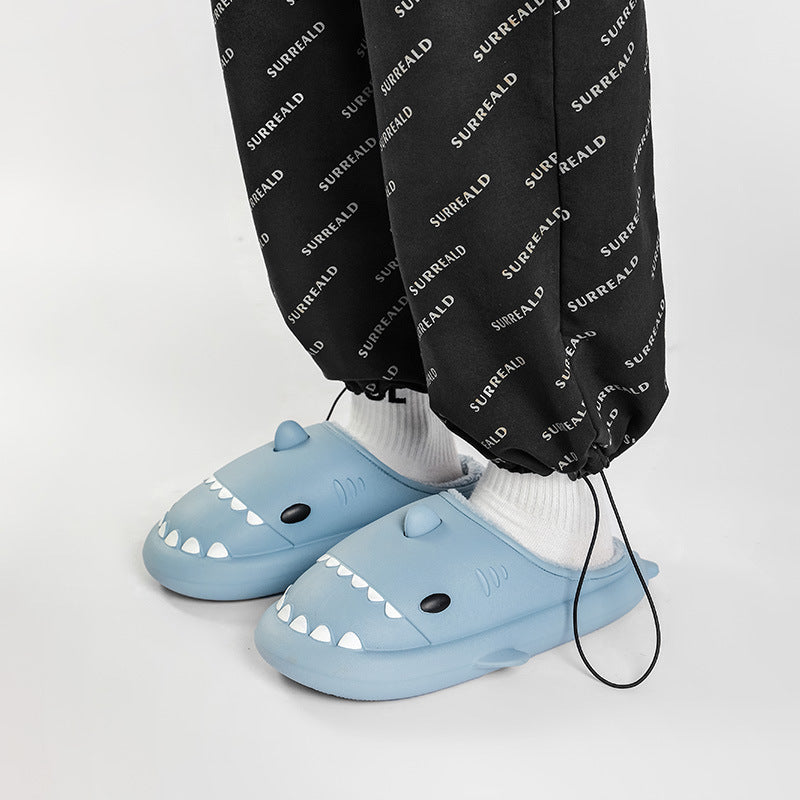 Cartoon Shark Home Slippers