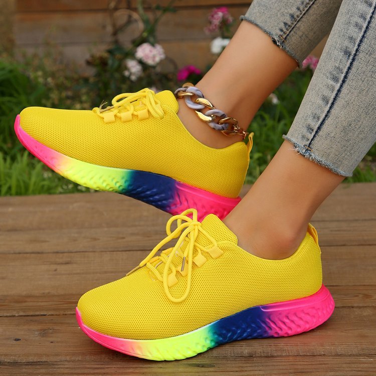 Lace-up Mesh Shoes for Women