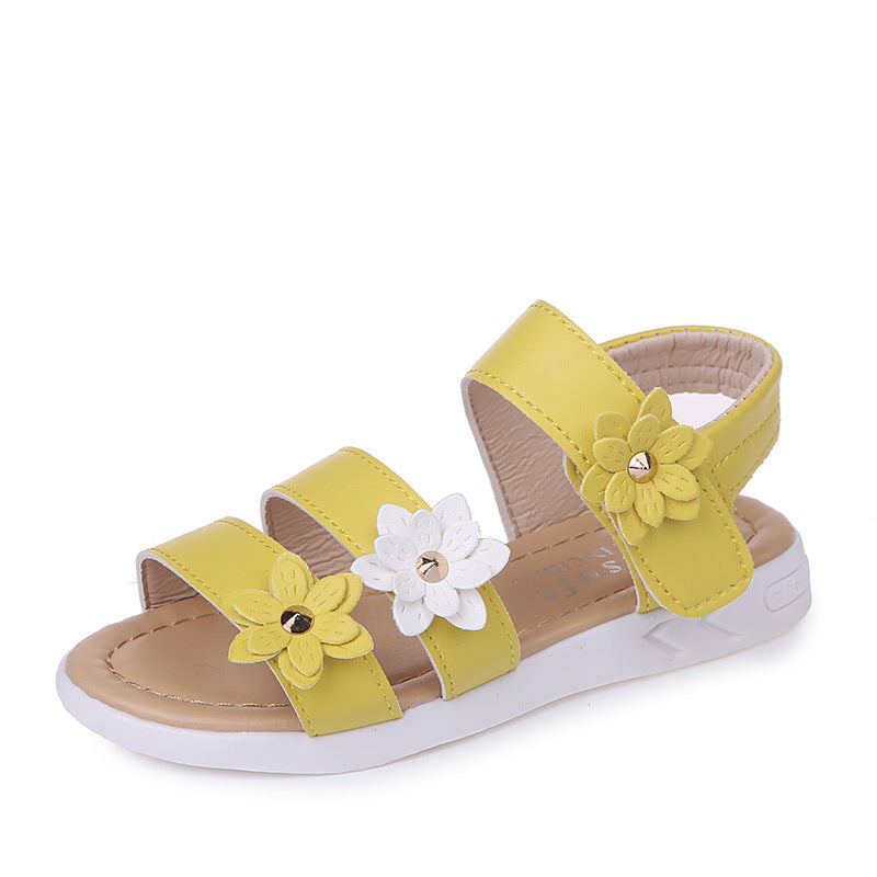 Adorable Roman Flower Sandals