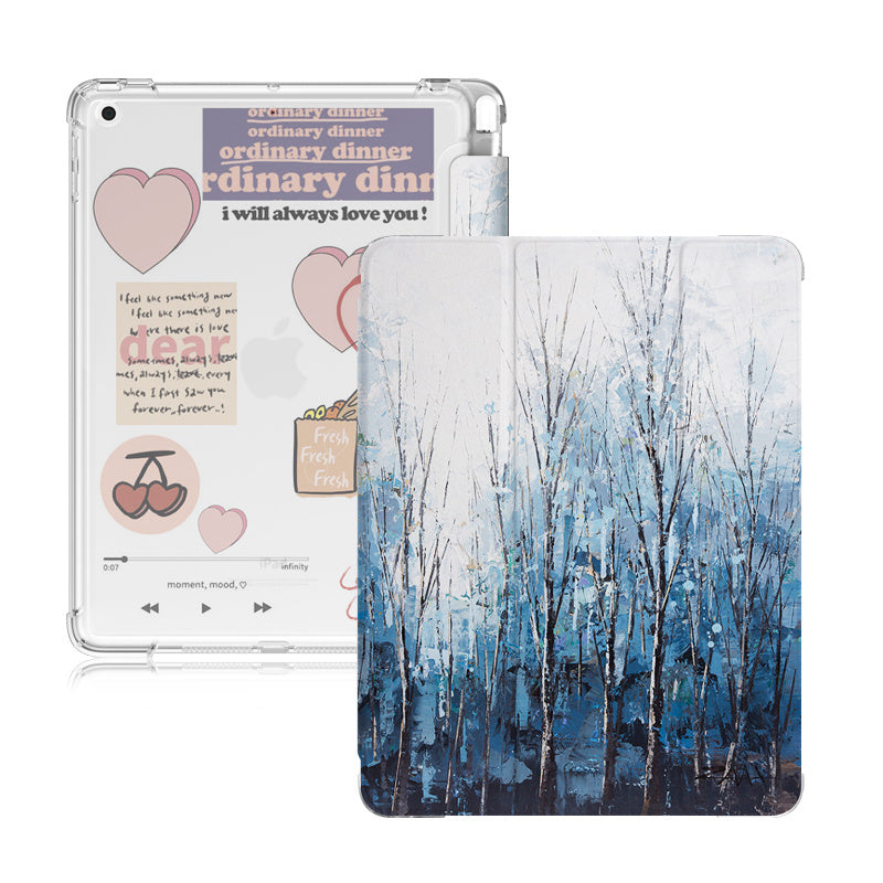 Silicone Covered Flat Shell Compatible with Apple