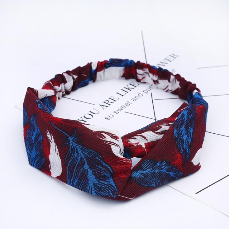 Women's Retro Style Printed Headband - JumoShop