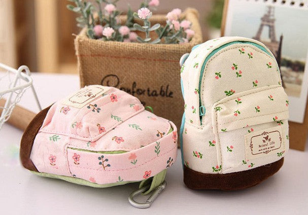 Korean Pastoral Mini Suihua Small Hasp Bag – Cute & Stylish Key & Coin Purse