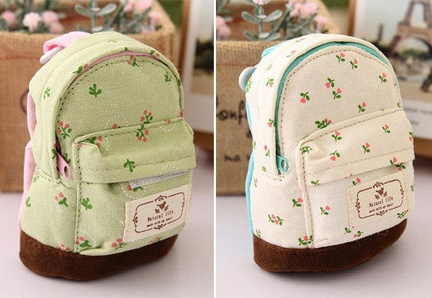 Korean Pastoral Mini Suihua Small Hasp Bag – Cute & Stylish Key & Coin Purse