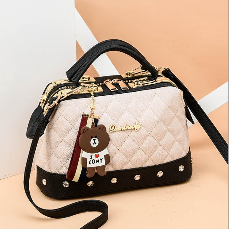 Single Shoulder Diagonal Small Bag - Korean fashion handbag small square bag