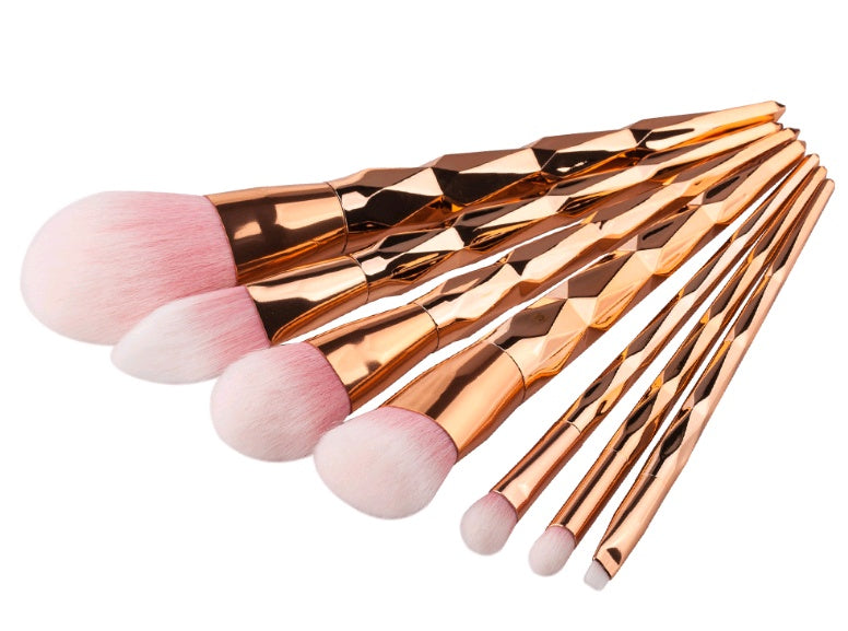 7 Makeup Brushes - Makeup Tools, Diamond Makeup Brush Foundation Brush