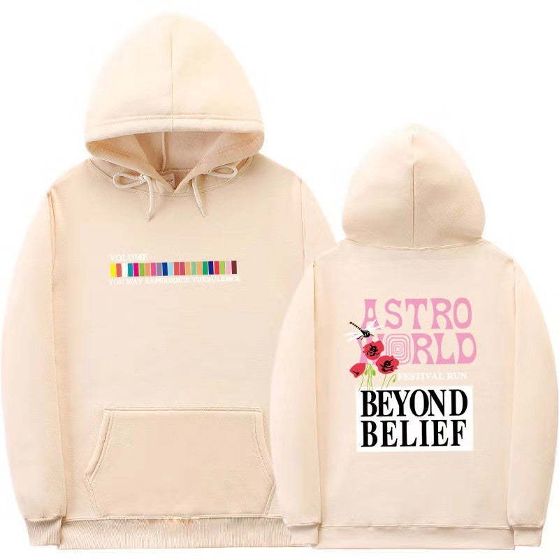 Multiple Colour Hip-hop Streetwear Hoodie