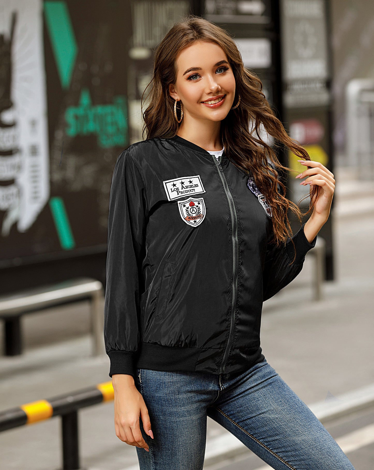 Decal Baseball Jacket - Sport Jacket