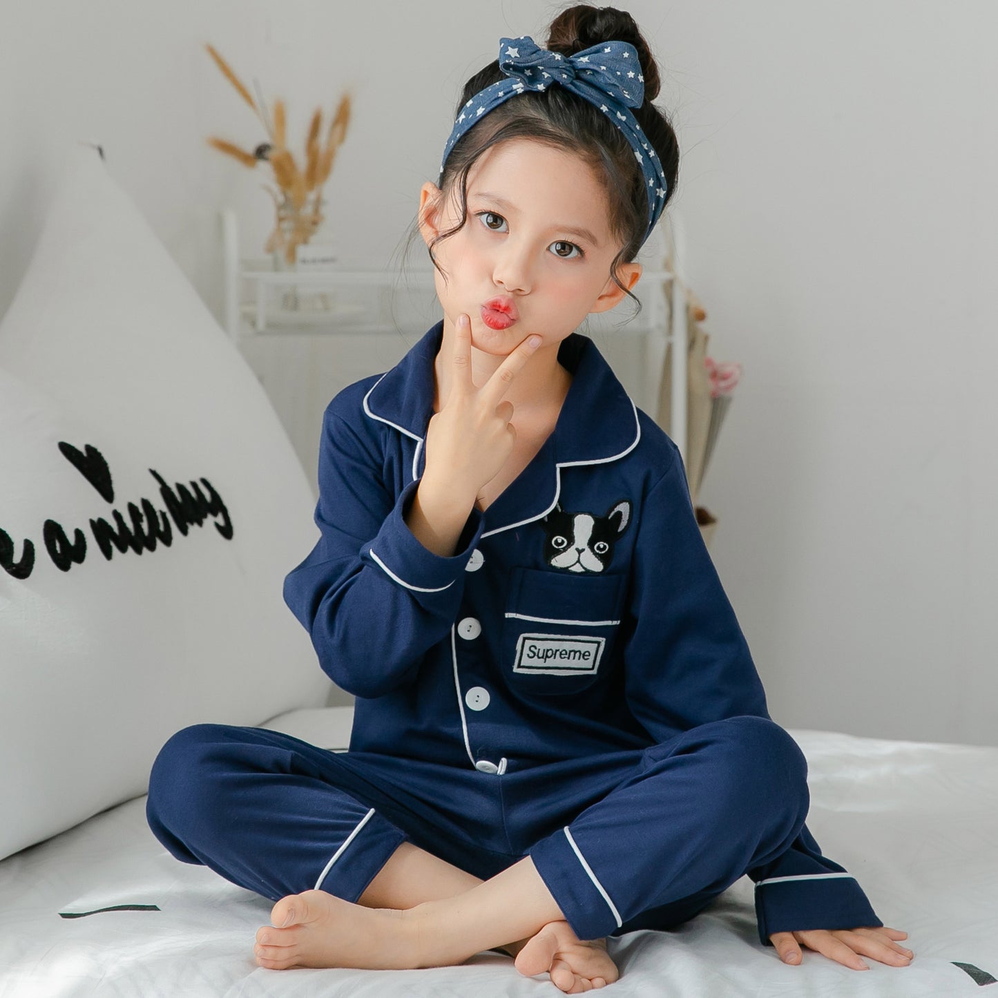 Cute Cotton Pajamas For Children