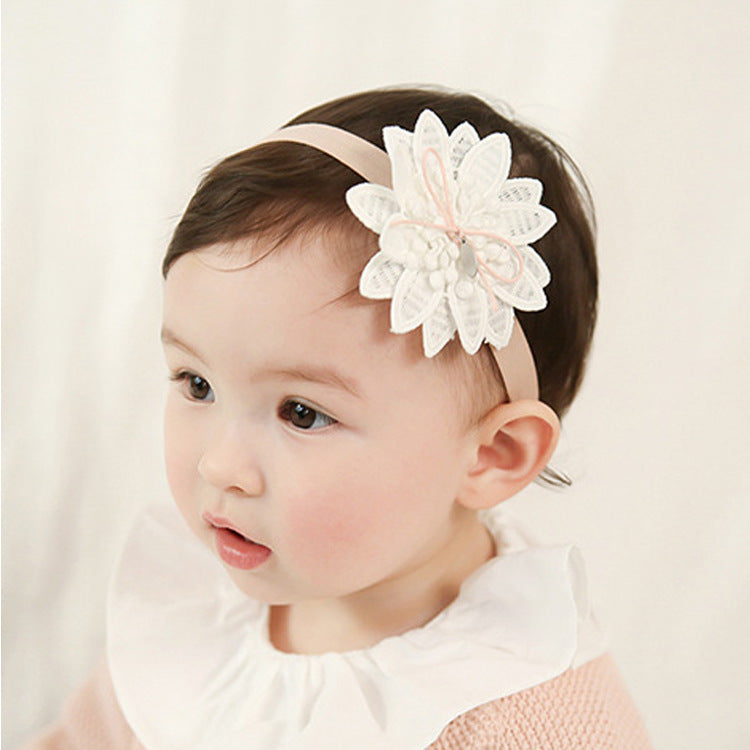 Baby Hair Band Accessories with a cute Flower Detail