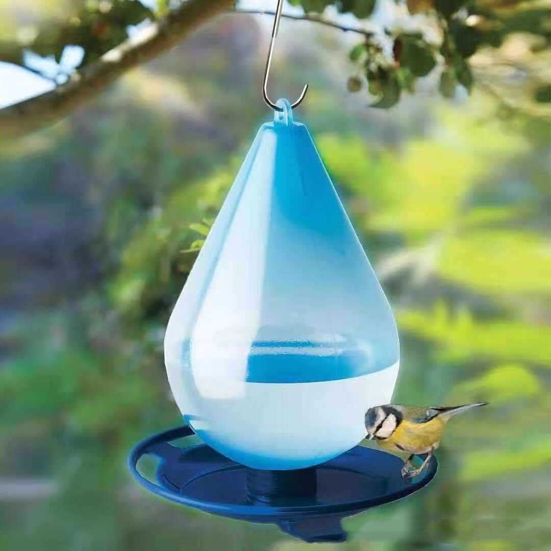 Durable Water Drop Shape Bird Feeder - Simple & Effective Garden Feeder