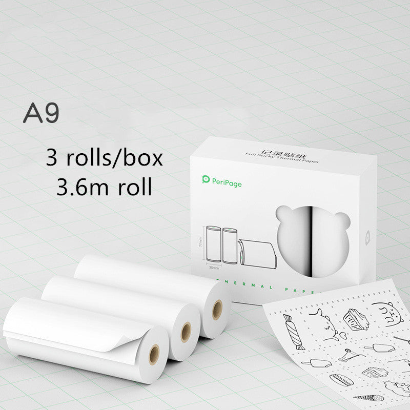 Mini Bluetooth Wireless Thermal Printer - Paper Sticker Label Printer