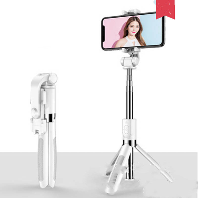Tripod Selfie Stick - Mobile Universal Live Triangle Bracket One Bluetooth Selfie Artifact