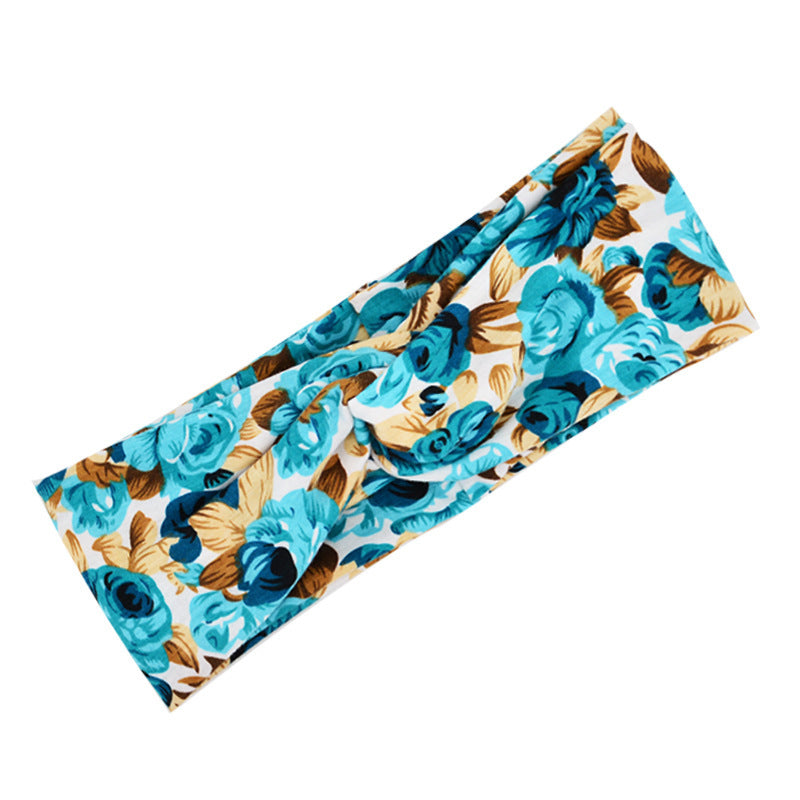 Floral cross hair band - JumoShop
