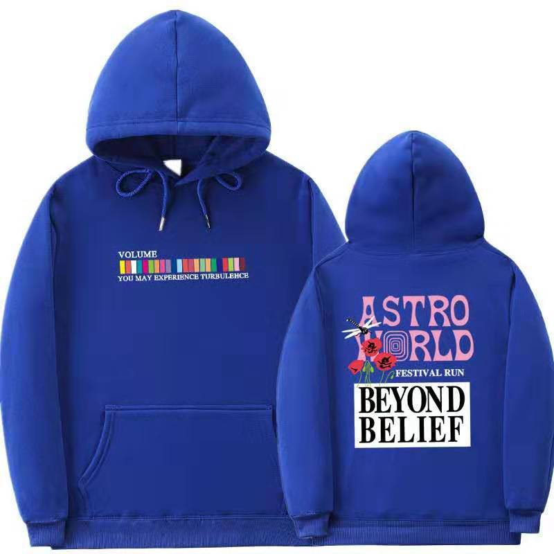Multiple Colour Hip-hop Streetwear Hoodie