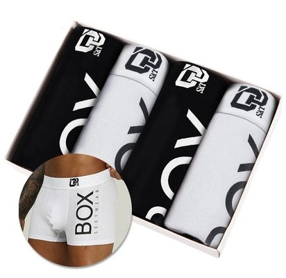 4Pc Boxershorts for Men - Boxer Short Underwear Man Panties