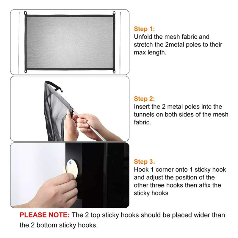 Dog Quarantine Mesh – Portable Folding Pet Safety Fence