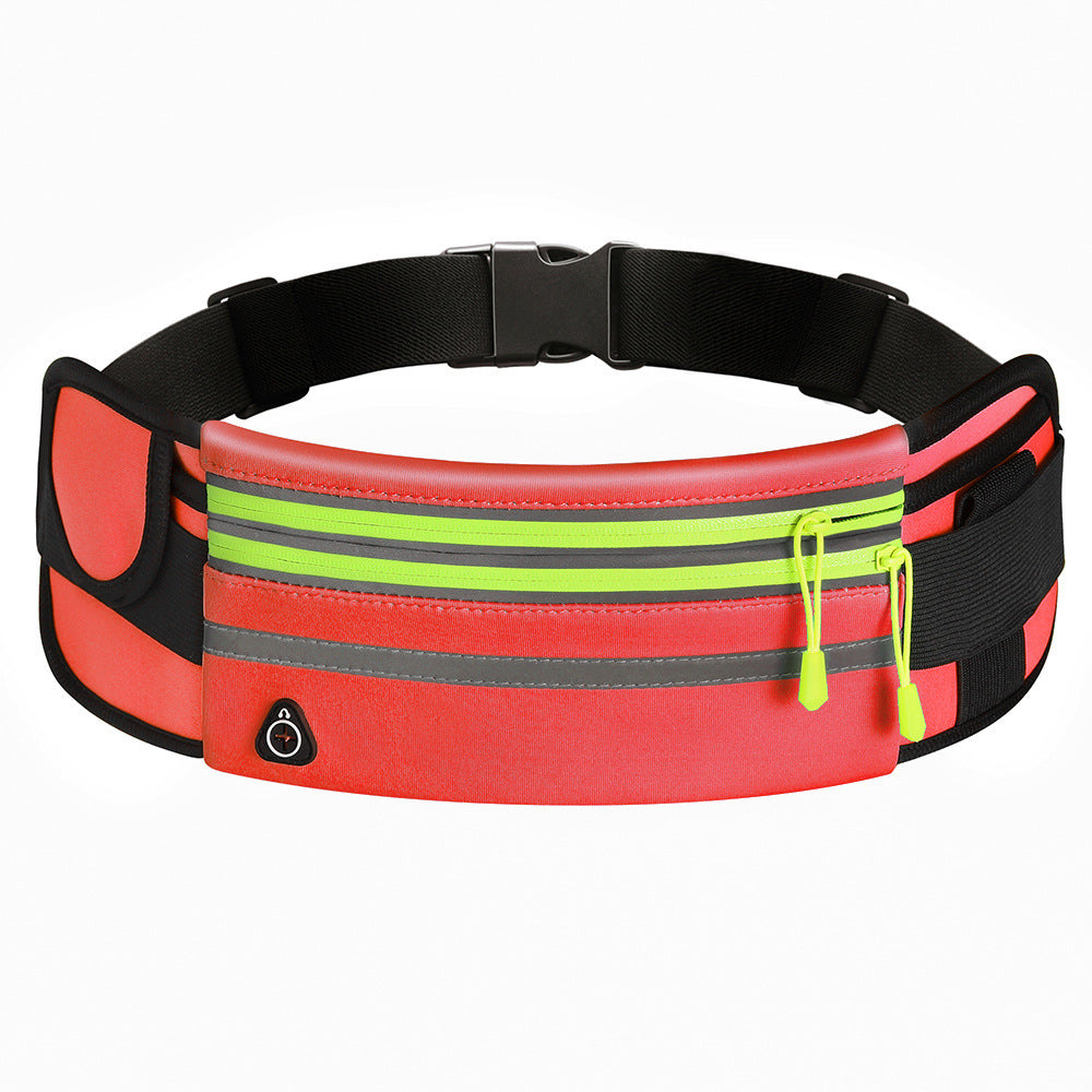 Double Zippers Waist Bags - Waterproof Sports Running Fanny Pack