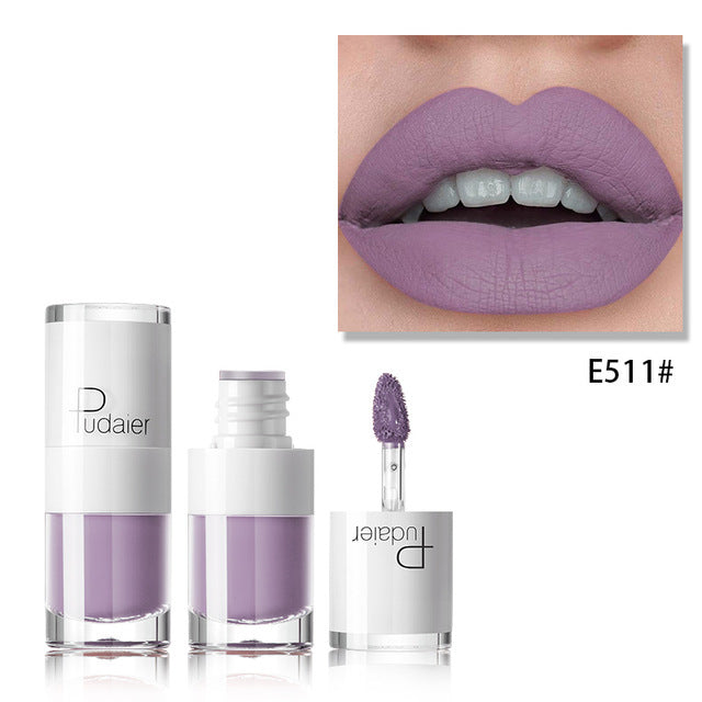 16 Color White Bottle Matte Lip Stick