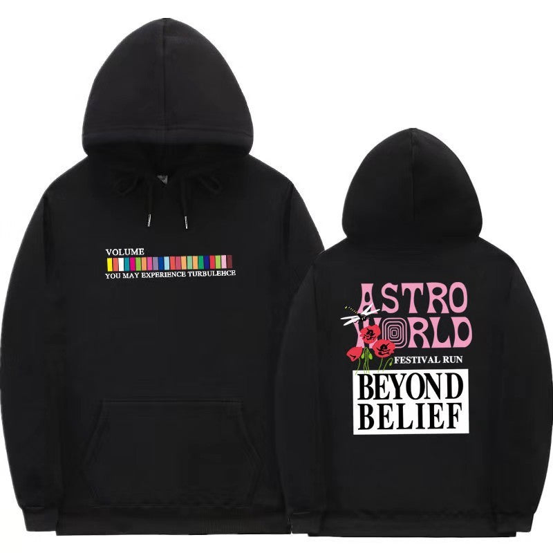 Multiple Colour Hip-hop Streetwear Hoodie