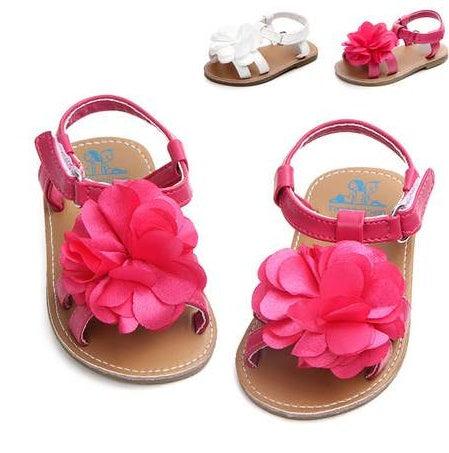 Fancy Flower Summer Sandals - Infant shoes, baby shoes, princess shoes, tendon bottom shoes, spring and autumn sandals