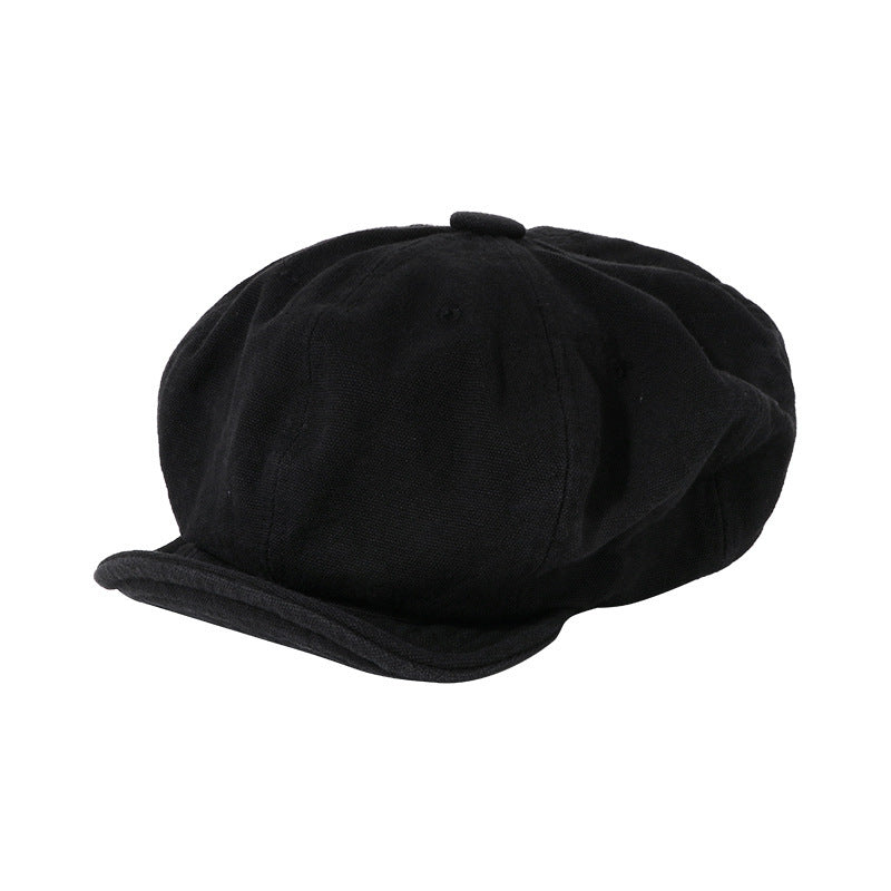 Color Matching Tension Adjustment Beret -  Soft Brim Hat