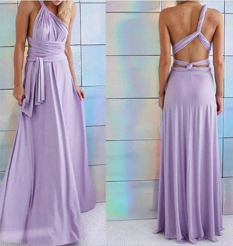 Sexy Long Party Dress - Summer Backless Bandage Maxi Dress Multiway Bridesmaids Boho Women Dress