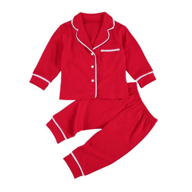 Cotton Two Piece Pajama Sets - Toddlers and Kids PJ
