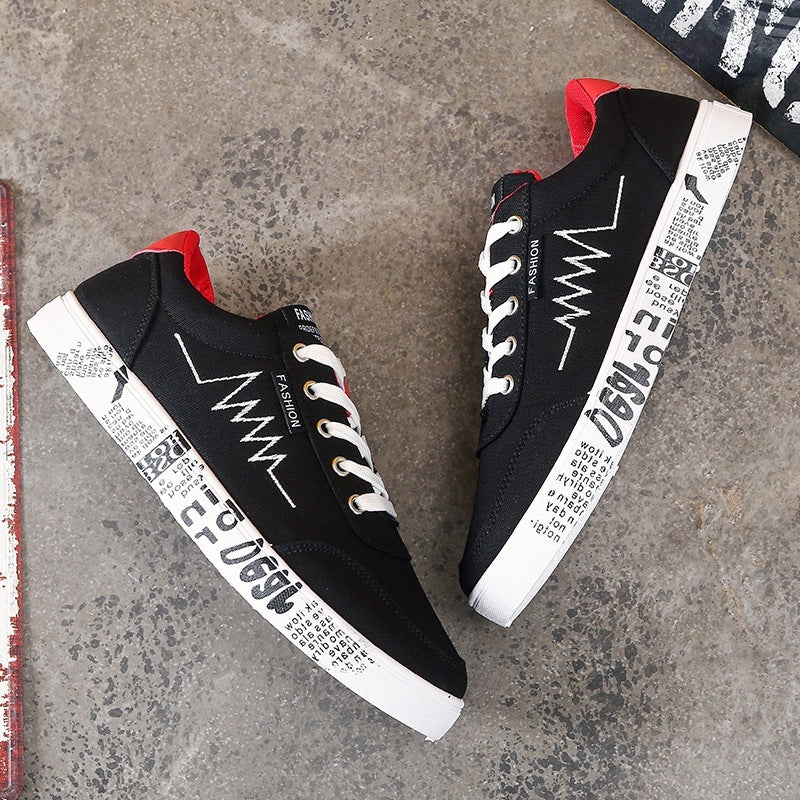 Men's Canvas Shoes -- sports casual men's shoes flat shoes men