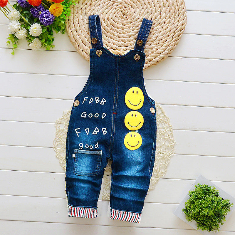 Cute Demin Children's Overalls - Girls Demin Overalls