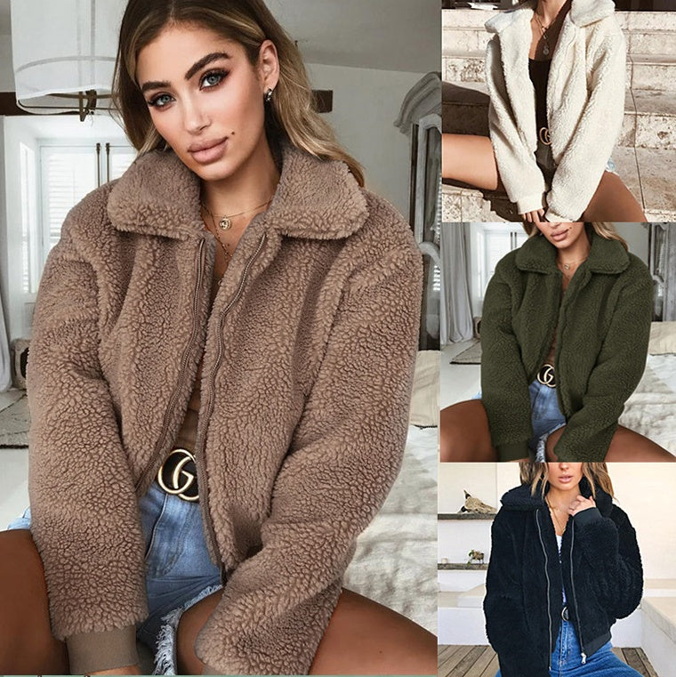 Women Long-sleeved Cardigan- Wild Shirt Jacket